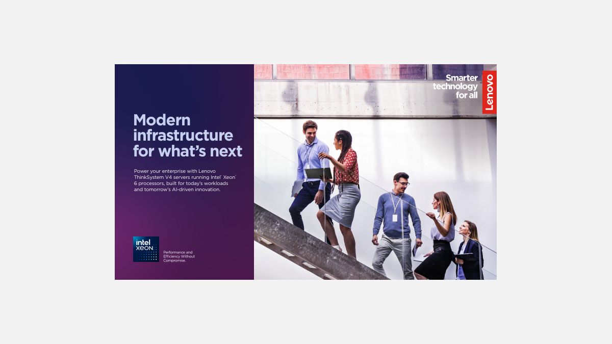 Modern Infrastructure for What's Next creative