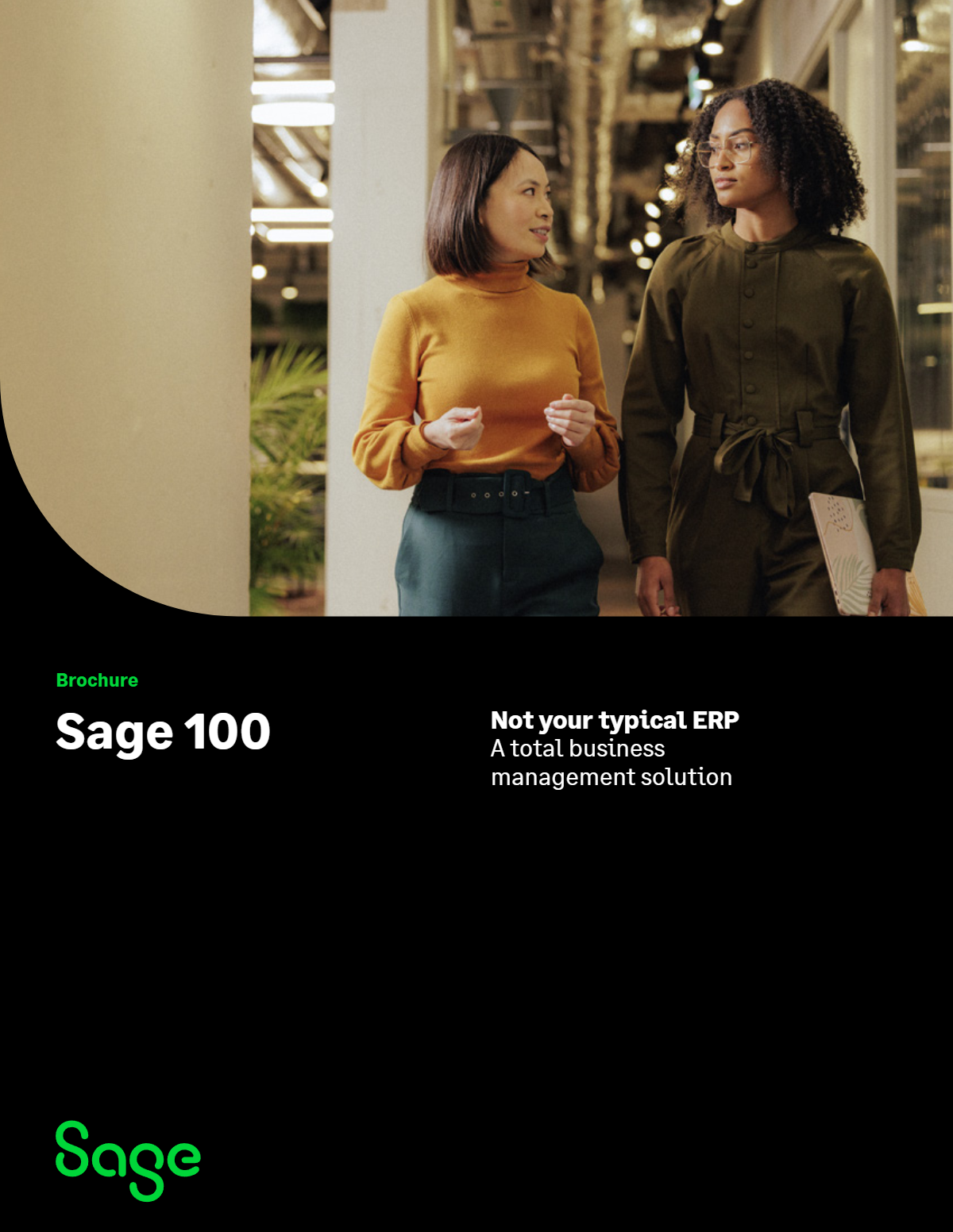 Sage 100 Product Brochure cover