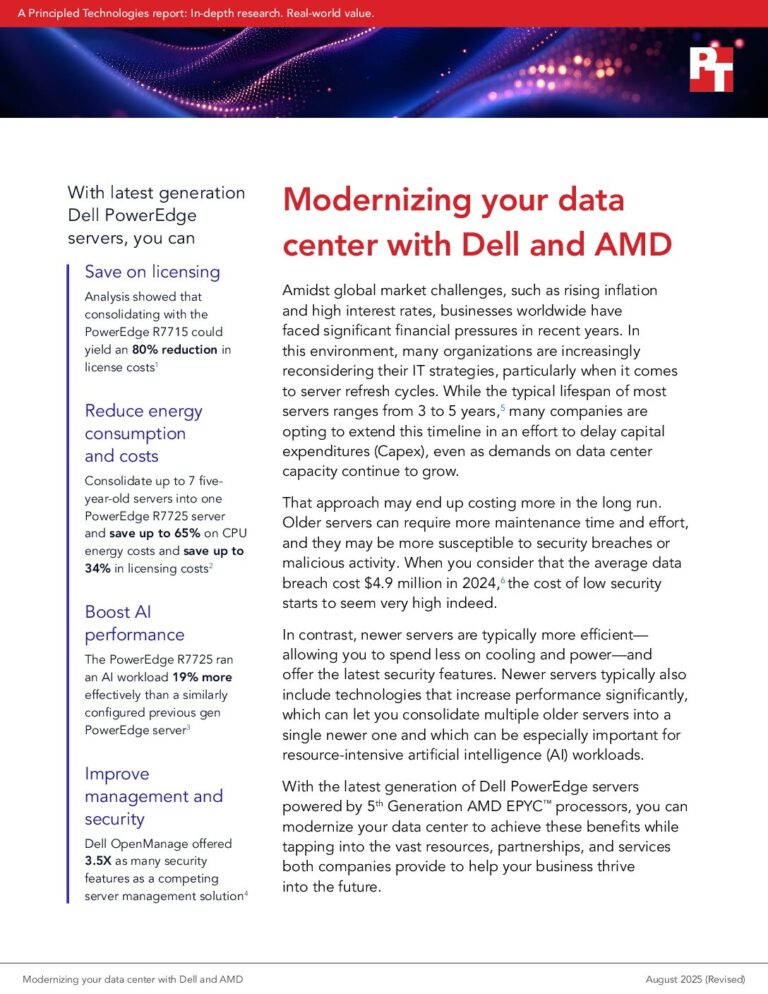 Modernizing your data center with Dell and AMD